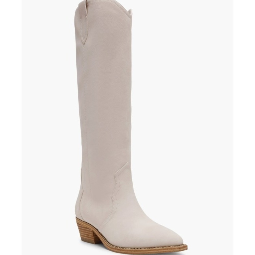 Dolce Vita Womens Tall Riding Boot Ivory Size 8.5 NIB